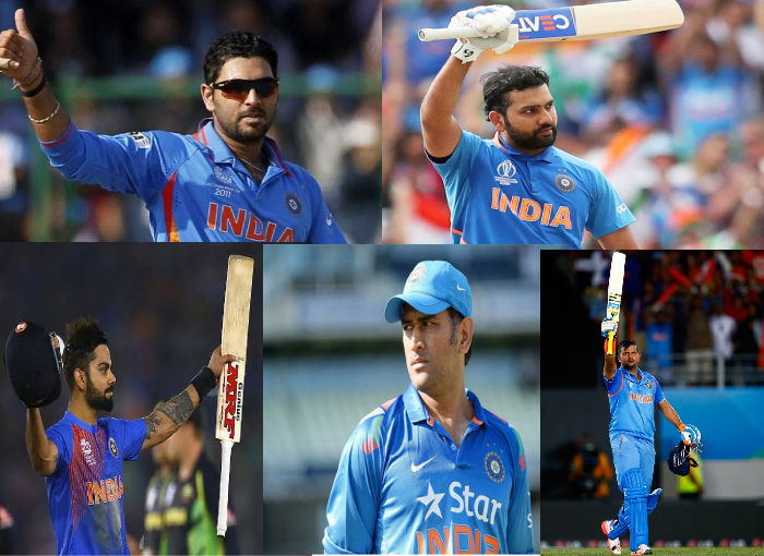 T20 World Cup – Top 5 Indian players who have hit most sixes