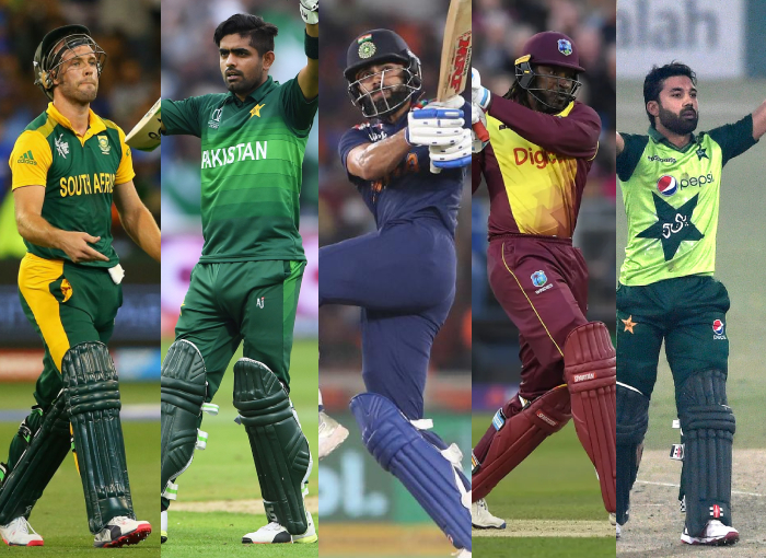 Top 5 players with most number of runs in a calendar year in T20I