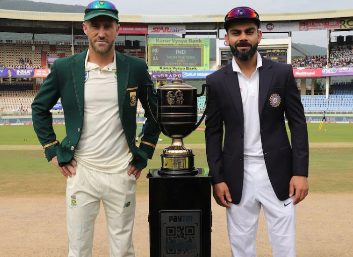 Virat Kohli and Faf du Plessis