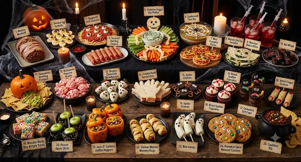 25 Spooky Halloween Foods: Easy, Creepy & Delicious Party Recipes