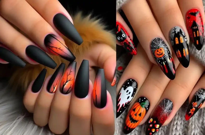  25 Acrylic Halloween Nails With Spooky Details