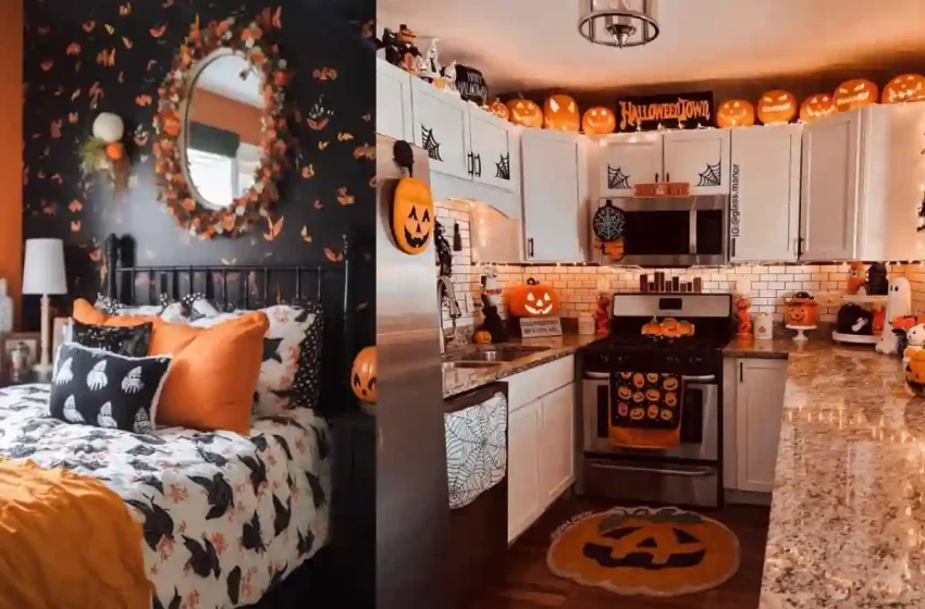 28 Black-and-Orange Halloween Decorations for Every Room