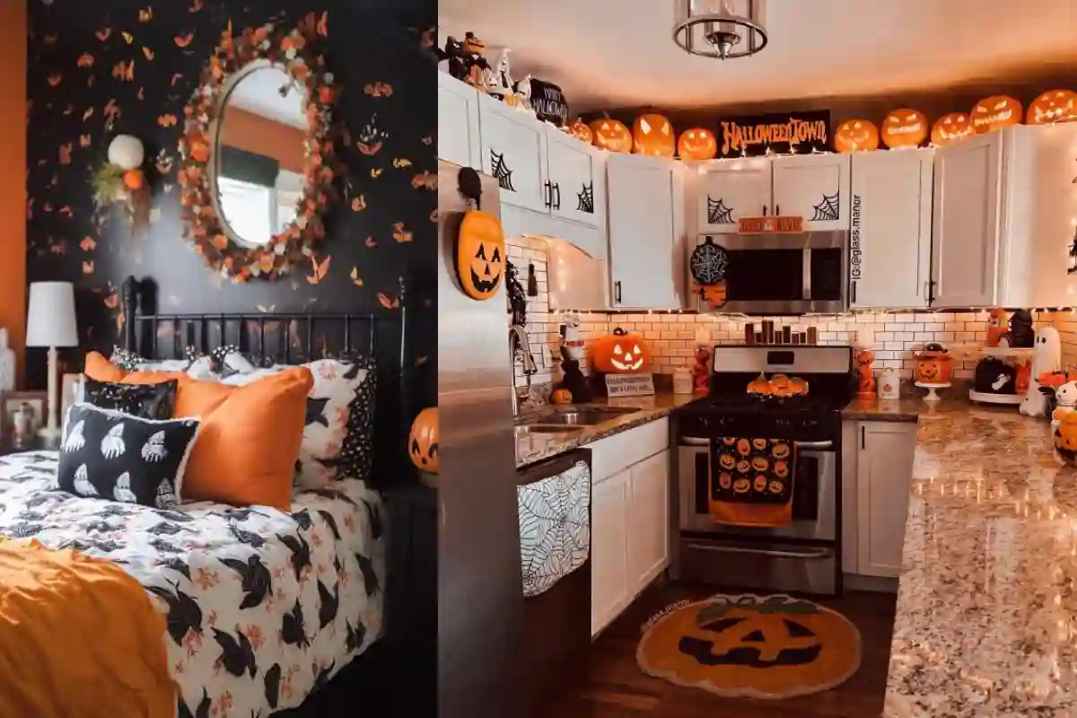 28 Black-and-Orange Halloween Decorations for Every Room