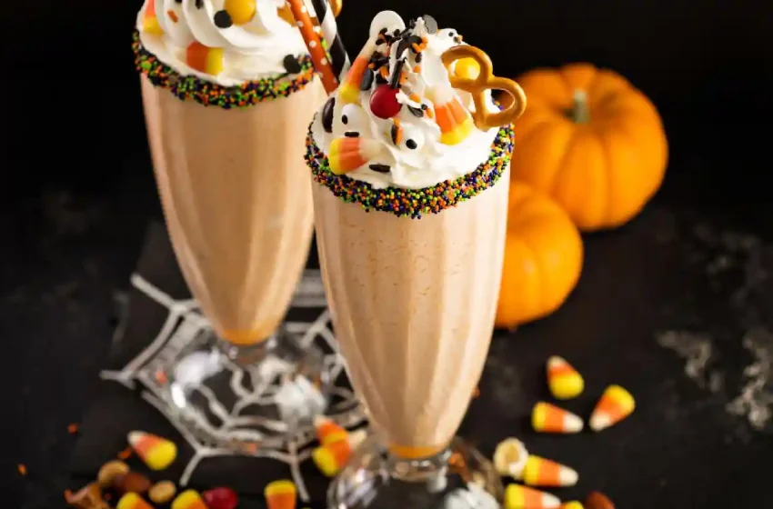  21 Colorful Halloween Milkshakes Kids Will Love
