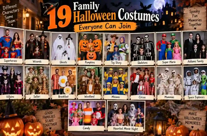 19 Family Halloween Costumes Everyone Can Join