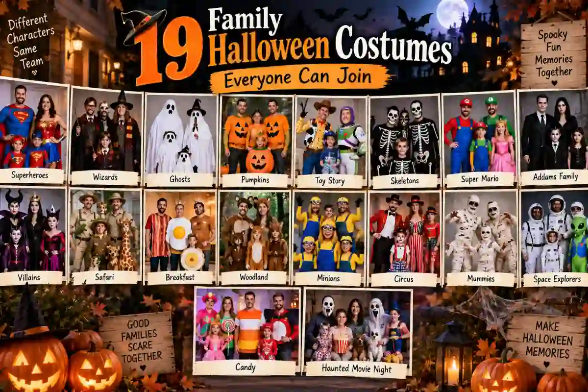 19 Family Halloween Costumes Everyone Can Join