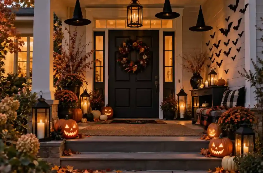  17 Halloween Entryway Decorations for a Spooky Welcome
