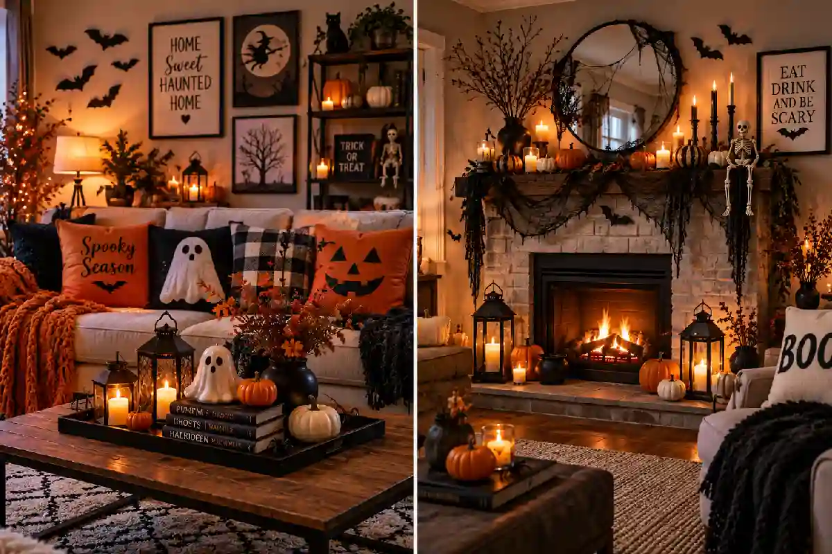 15 Halloween Living Room Décor Ideas for a Spooky and Stylish Home