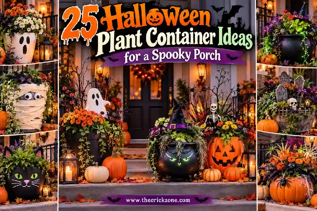 25 Halloween Plant Container Ideas for a Spooky Porch
