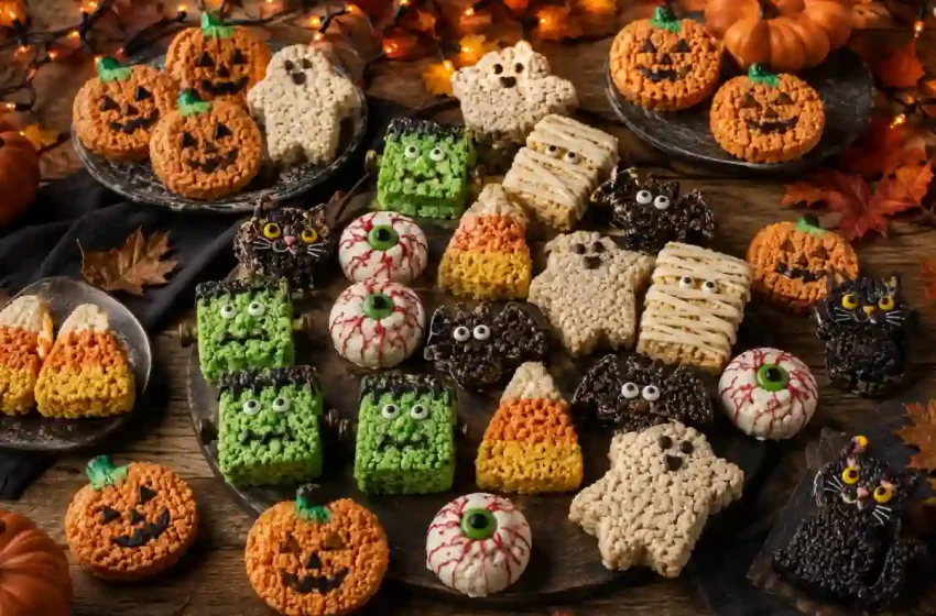  30 Halloween Rice Krispie Treats for a Sweet and Spooky Celebration