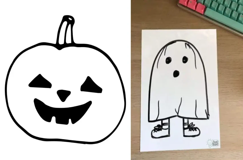  27 Spooky Halloween Whiteboard Drawing Ideas